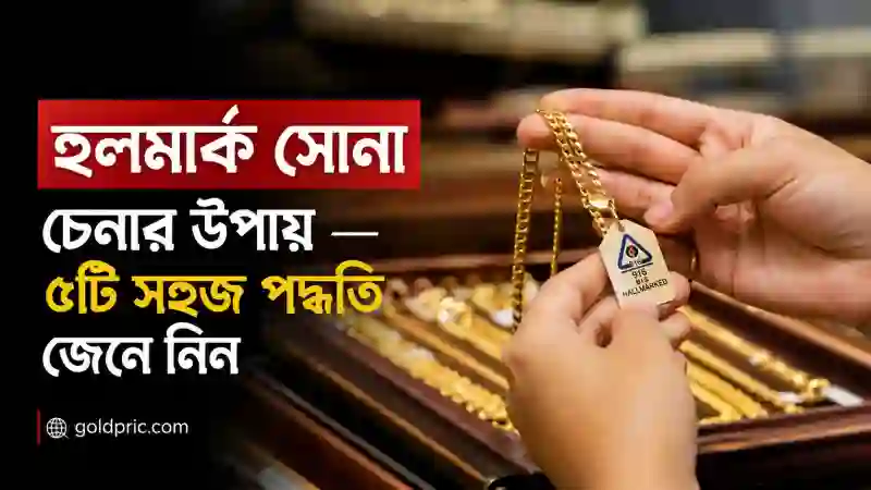 হলমার্ক সোনা চেনার উপায় — ৫টি সহজ পদ্ধতি জেনে নিন